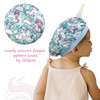 4 Pcs Silk Bonnet for Sleeping Kids Bonnets for Girls Baby Satin Sleep Cap Hair Wraps for Curly Natural Hair Elastic Wid