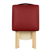 Mt Massage Tables Massage Tables Lightweight Wooden Handy Folding Massage Stool Burgundy