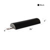 Master Massage 6 Inch Semi Round Bolster Table Cushion Pillow Black