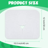 100 Pieces Disposable Face Cradle Covers Massage Headrest Covers for Massage Tables and Massage Chairs Beauty Spa Salon