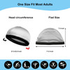 Selalu 4Pcs Wave Cap Silk Stocking Wave Caps for 360 Waves Silky Durag for Men Stain Caps