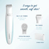 Conair Ladies AllInOne Personal Groomer Trimmer Foil Shaver for Women and Exfoliating Brush