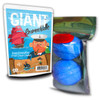 Giant Seamen Balls Sea Captain and Ship Design Funny Bath Bombs for Men XL Bath Fizzers Giant Blue Bombs Handcrafted in