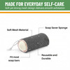 Evelots Soap Saver Sponge with Pocket 3 Pack Terrycloth Plus Exfoliating Side for Cleansing Bar Soap No More Wasted Soap