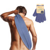 Evridwear Exfoliating Back Scrubber with Handles Two Sides for Body Shower Deep Cleans Skin Massages Invigorating Blood