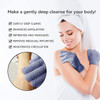 Evridwear Exfoliating Back Scrubber with Handles Two Sides for Body Shower Deep Cleans Skin Massages Invigorating Blood