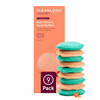 CleanLogic Bath Body Exfoliating DualTexture Facial Pads Face Sponges for Cleansing Softening Sensitive Skin MakeUp Remo