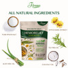 Fivona 2in1 Sitz Bath Soak Kit Over The Toilet Seat with Epsom Salt Blend with Essential Oils for Hemorrhoids and Postpa