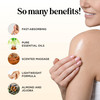 Vanilla Sensual Massage Oil for Couples Relaxing Full Body Massage Oil for Date Night with Moisturizing Coconut and Swee