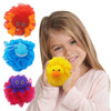 Bleu Bath 4 Pack Lovely Animal Design Kids Exfoliating Bath Scrubber Body Scrubber Shower Ball for Baby Toddler Kids Gen