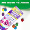 Mr Bubble Fizzy Tub Colors Bath Water Coloring Tabelets 6 Bright Colors Red Orange Yellow Purple Blue and Green Fragranc