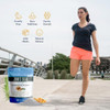 Joints Soak Bath Salt 32 Ounces Epsom Salt with Natural Rosemary Frankincense and Peppermint Essential Oils Plus Vitamin