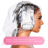 ADAMA Disposable Shower Conditioning Processing Caps XXLarge Size for Processing Conditioning Showering Voluminous Hair
