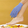 Evridwear Exfoliating Dual Texture Bath Gloves for Shower Spa Massage and Body Scrubs Dead Skin Cell Remover Gloves with