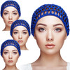 Geyoga 4 Pieces Mesh Crochet Hair Net Rayon Knit Snood Hat Thick Short Women Hairnet Snoods Cover Ornament for Sleeping