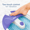 Conair Soothing Pedicure Foot Spa Bath with Soothing Vibration Massage Deep Basin Relaxing Foot Massager with Jets BlueW
