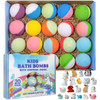 Yekery Bath Bomb Gift Set with Toys Inside 20 Pack Organic Bath Bombs for Kids Kids Safe Handmade Fizzy Balls for Kid Id