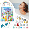 Yekery Bath Bomb Gift Set with Toys Inside 20 Pack Organic Bath Bombs for Kids Kids Safe Handmade Fizzy Balls for Kid Id