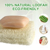 3PCS Natural Loofah Sponge Exfoliating Body Scrubber Sustainable Exfoliating with Egyptian Bath Get Clean Not Just Sprea