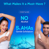 Chemist at Play UnderArm RollOn with 5 AHA Lactic Mandelic AcidPrevents Odour Brightens Skin Exfoliates Underarm For Sen