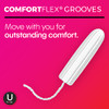 U by Kotex Click Compact Tampons Regular Absorbency Unscented 32 Count