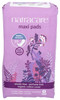 Natracare Natural Traditional Style Night Time Maxi Pads Individually Wrapped Without Wings in PlantBased Bag 1 Pack 10