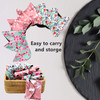 Asenappy Soft Adjustable Snaps Reusable Menstrual Pads Reusable Sanitary Pads Reusable Panty Liners Soft Cloth Menstrual