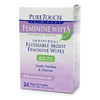 PureTouch Feminine Wipes Naturals for Adults Individual Flushable Moist Wipes 144 SingleUsePackets
