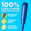 Tampax Pearl Plastic Tampons for Women Multipack with LeakGuard Braid LightRegularSuper Absorbency Unscented 204 Count 6