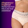 Always Discreet Boutique Incontinence and Postpartum Underwear for Women Maximum Protection Large Rosy 10 Count