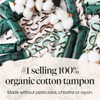 Cora Organic Cotton Tampons Multipack 18 Regular 18 Super Tampons