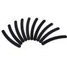 DNHCLL 10PCS Curved Professional Washable Nail Buffering Files Manicure Pedicure Tool Rounded End Double Sided Emery Boa