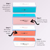 DreamCut 4Way Nail Buffer Block 4 Steps Sanding Polisher Washable Emery Buffing Tool for Professional Manicure and Pedic
