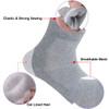 Vented Moisturizing Gel Heel Socks 3 Pairs Toeless Spa Sock for Foot Care Treatment Cracked Heels Dry Feet Foot Calluses