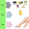 Vented Moisturizing Gel Heel Socks 3 Pairs Toeless Spa Sock for Foot Care Treatment Cracked Heels Dry Feet Foot Calluses