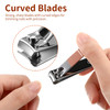 Yaomiao 12 Pieces Nail Clipper Set Stainless Steel Nail Cutter Fingernails and Toenail Clipper Cutter for Women Men Rose