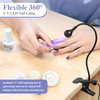 SAVILAND Portable LED Nail Lamp 21W Gel Lamp Mini U V Light Nail Dryer for Polish Glue Gel Kit Quick Dry Curing for Salo