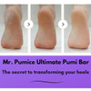 Mr Pumice Ultimate PUMI Bar 2in1 Dual Grit Medium Coarse Callus Remover Pedicure Stone Ped File Scrubber for Smooth Feet