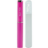 Nail Tek Crystal File Glass Nail File with Case Durable Gentle for Natural Nails TravelFriendly Design Fuchsia Mini 3