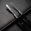 Kalolary Poly gel Dual Brushes for Nails Acrylic Nail Brush with Spatula Cuticle Pusher Tools for Poly gel Application A