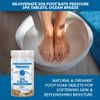 Rejuvenate Spa Foot Bath Pedicure Spa Tablets Organic Foot Soak Tablets for Softening Skin Replenishing Moisture Ocean B