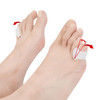 Hoogoo Toe Spacers for Feet Women Man Bunion Corrector Pinky Toe Separators Silicone Small Toe Protector Spreader Toe Co