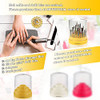 Mpnetdeal Nail Drill Bits Holder with Dust Proof Cover 48 Big Holes Storage Stand Displayer Container Organizer Box Case