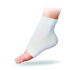 DrPedi Moisturizing Heel Socks for Cracked Heel Sleeves Foot Cream for Dry Cracked Feet Gel Socks White