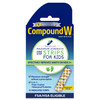 Compound W One Step Wart Remover Strips for Kids 10 Medicated Strips