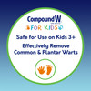 Compound W One Step Wart Remover Strips for Kids 10 Medicated Strips