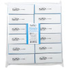 ForPro Professional Collection Miracle Buff Shine Grey 400White 4000 Grit Twelve 12 Double Sided Manicure Pedicure Buffe