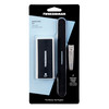 Tweezerman Manicure Kit Includes Nail Clipper Nail Buffer Block 2 Nail Files Black