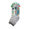 Earth Therapeutics Aloe Socks Infused wAloe Vera Vitamin E Helps Dry Feet Cracked Heels Calluses Use with Lotion GreyCon
