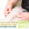 Clean Easy Paraffin Wax Bags for Hands and Feet Protectors Paraffin Liners for Hand and Feet Mitt Inserts 100 Count